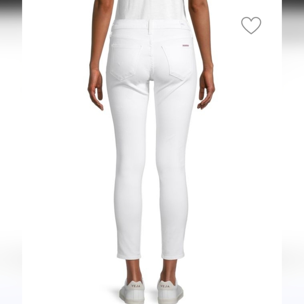 NWT Hudson Midrise Ankle Super Skinny Natalie white denim jeans! - Picture 3 of 12